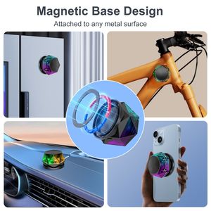 مكبر صوت لاسلكي محمول صغير شفاف بخط مغناطيسي - Product Image 3