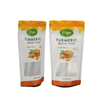 Op maat gemaakte gelamineerde staande pouch zak voor noten en gedroogd fruit met ritssluiting, plastic verpakking, gesealde zak
