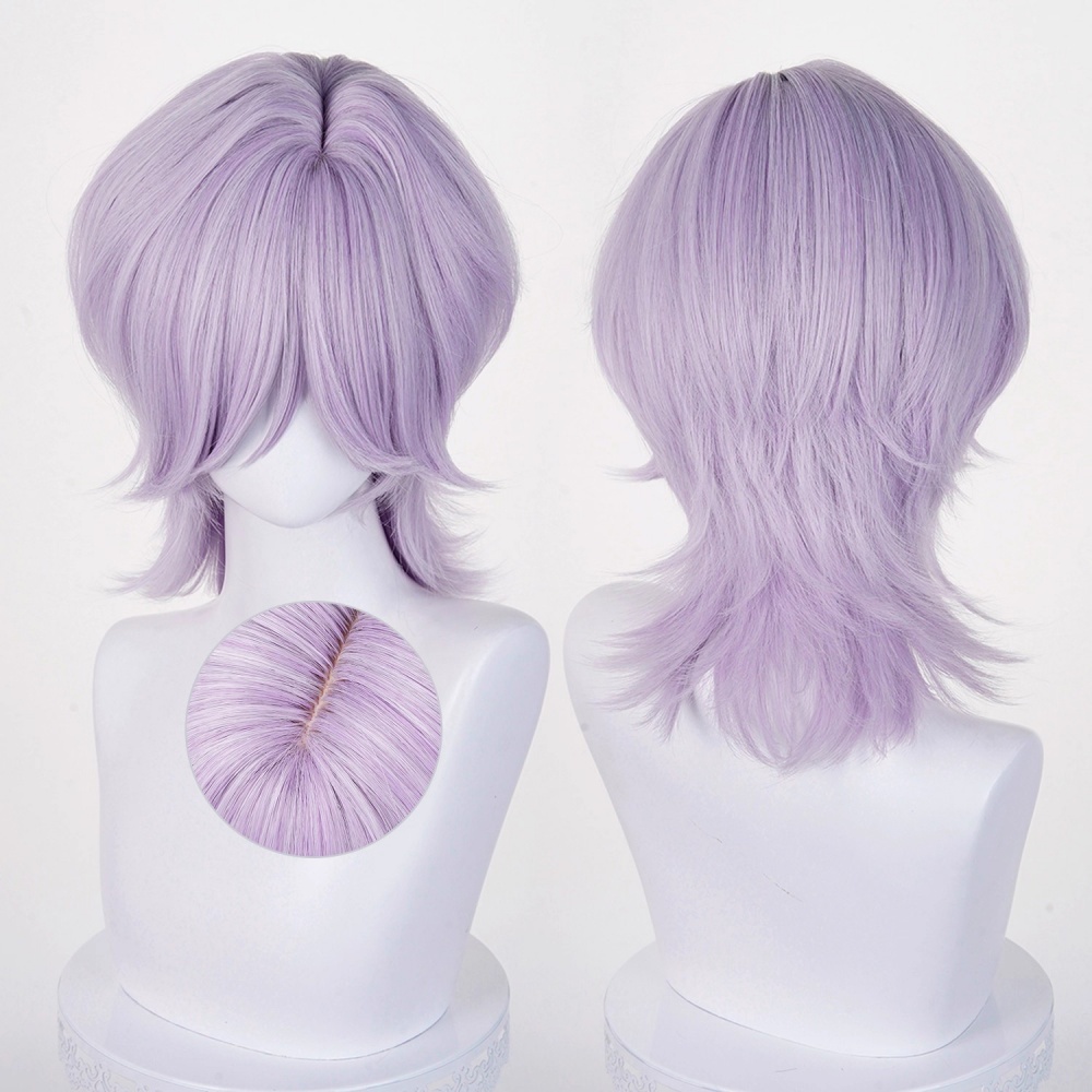 Kids Black & Pink Cosplay Wig With Bangs - Heat Resistant Synthetic Hair For Halloween & Costumes