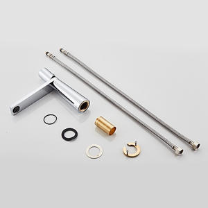 Mitigeur sanitaire mitigeur de lavage des mains robinets en laiton brossé robinet de lavabo pour salle de bain hôtel villa - Product Image 6