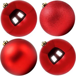 Fournitures <span class=keywords><strong>de</strong></span> décoration <span class=keywords><strong>de</strong></span> Noël, boules <span class=keywords><strong>de</strong></span> Noël, grandes boules <span class=keywords><strong>de</strong></span> Noël, couleur rouge personnalisée pour la décoration <span class=keywords><strong>de</strong></span> Noël - Product Image 2