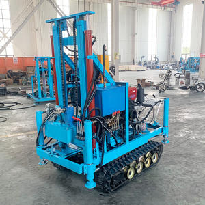 Plateforme de forage de puits d'eau mobile haute performance de 150 m avec système <span class=keywords><strong>hydraulique</strong></span> diesel et forte force de traction - Product Image 5