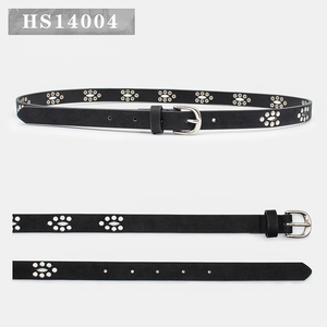 Cinturón de PU con tachuelas de personalización fina de moda para mujer - Product Image 4