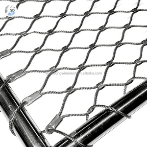 Linh hoạt 304 thép không gỉ Dây kim loại dây lưới lưới cho cầu chống rơi lưới bao vây lưới hàng rào lan can - Product Image 1