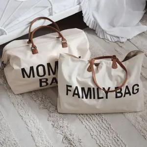 도매 다기능 패션 대형 방수 엄마 가방 여행 기저귀 엄마 아기 기저귀 가방