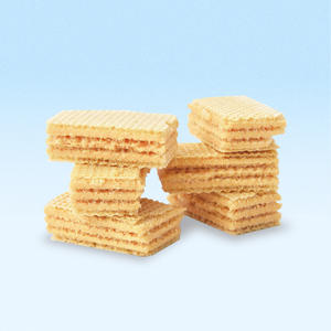 Galletas Mini Wafer de Vainilla SAMAH, Tamaño Mini, Refrigerio Premium, Venta al por Mayor, Galletas Crujientes para Fiestas, Postres, Alimentos y Bebidas - Product Image 3