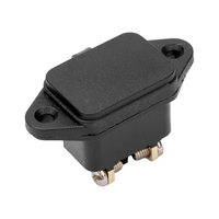 Prise d'alimentation mâle YOUWEI IEC C14 avec pattes de fixation, borne en cuivre 3P, adaptateur PC 250V 10A, rectangulaire noir, certifié CE, RoHS