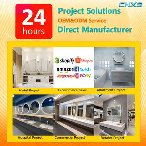 CH 21,5 Zoll OLED 4K Wandmontierter Intelligenter Badezimmerspiegel mit Körperinteraktiver Sensorik und Wasserdichtem Design - Product Image 2