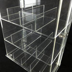 ชั้นวางอะคริลิคใส 6 ชั้น พร้อมกุญแจล็อค สำหรับโชว์คอนแทคเลนส์ เหมาะสำหรับร้านค้าปลีก - Product Image 2