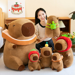 คาปิบาร่าสำหรับทุกเพศของเล่นผ้ากำมะหยี่แบบตาข่ายนุ่มมากของขวัญบรรเทาความเครียดสำหรับวันเกิดของเด็ก - Product Image 1