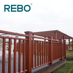 Good quality bamboo composite fence board hand railing panel
