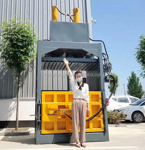 Estación de Recolección de Basura Vertical Automática, Prensa Hidráulica para Empacar Chatarra, Compactadora de Cartón y Plástico de 60T - Product Image 5