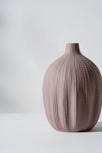 Modern Empty Essential Oil Aroma <strong>Diffuser</strong> Handmade Texture Embossed Unique <strong>Ceramic</strong> Reed <strong>Diffuser</strong> Bottle - Product Image 5