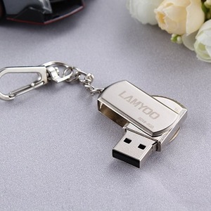 LAMYOO <b>USB</b> Flash Drive S016 Metal <b>2.0</b> Keychain Storage Device - Product Image 5