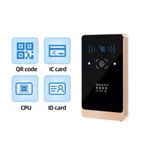 Jingxin IPX7 a prueba de agua SDK disponible compatible con uso fuera de línea código QR/tarjeta IC/tarjeta de CPU pantalla OLED para control de acceso