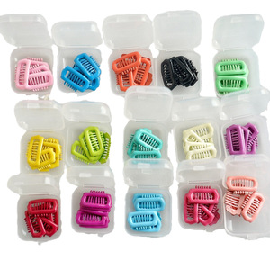 Barrettes à cheveux miniatures en plastique colorées pour petits chiens, vente en gros, pour animaux à poils longs, chiens malinois, lot en vrac - Product Image 1