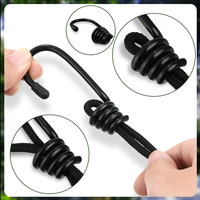 Sangle de fixation personnalisée, Corde à bagages, Crochet à ressort extensible en métal pour auvent et coffre