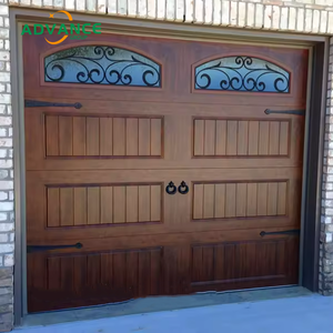Vente chaude Bon marché Bois Massif Sectionnel Porte de <span class=keywords><strong>Garage</strong></span> Automatique Télécommande Villa <span class=keywords><strong>Garage</strong></span> Extérieur - Product Image 3