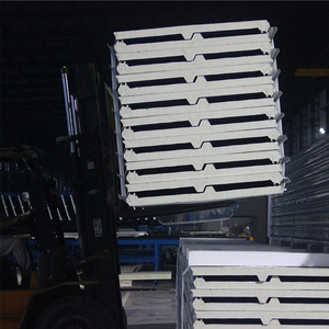 Panneau sandwich PIR de 100 mm d'épaisseur Isolation de toiture Efficacité <span class=keywords><strong>thermique</strong></span> Économie d'énergie Panneau sandwich PU - Product Image 2