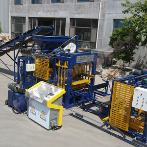 Máquina Automática Hidráulica para Fabricar Bloques de Pavimentación y Enclavamiento QT4-16, Controlada por PLC, para Ladrillos de Hormigón, en Oferta - Product Image 5