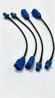 Connecteur coaxial mâle RF à sertir, usiné avec précision, haute performance d'écranage pour assemblage de câbles coaxiaux