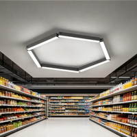Lámpara Lineal LED SR Lighting para Centros Comerciales - Garantía de 3 Años, Ángulo de Haz de 120°, IP20, Vida Útil de 50000 Horas, Instalación para Proyectos
