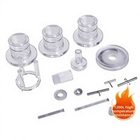 Corrosion-resistant High-temperature-resistant Transparent Quartz Glass Tubing Instruments Reactors Cold Traps Reaction Kettles