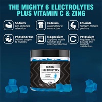 Bioby OEM Private Label Électrolytes Multivitamines Gommes Vegan Sans Sucre Sports Hydratation Énergie Muscle 120 Count