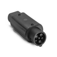 Adaptateur de charge pour véhicule électrique JET New Type2 vers Type1 7KW 32A 62196 vers SAEj1772