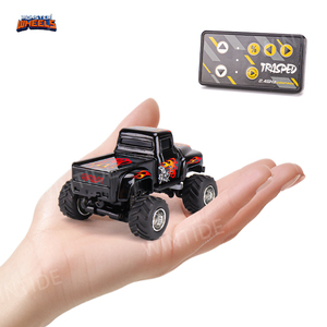 Quái vật bánh xe 2.4GHz 1/64 Mini Retro Pickup Xe Tải Điều khiển từ xa trôi xe sở thích RC xe ô tô đồ chơi mô hình quà tặng cho người lớn trẻ em trai - Product Image 5