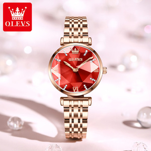Reloj de Cuarzo Impermeable de Venta Directa de Fábrica, Relojes Personalizados de Alta Calidad con Logotipo, Reloj de Cuarzo de Lujo OLVES 6642 - Product Image 6
