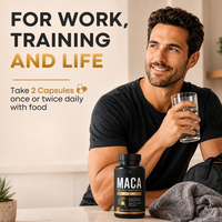 Capsules de Maca Péruvienne OEM ODM – Maca Noire, Rouge et Jaune – Capsules Végétales de Racine de Maca – Soutien Énergétique – Complément Alimentaire Marque Privée