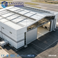 Hangar Prefabricado de Acero Resistente con Diseño de Gran Vano para Almacenamiento Industrial y Mantenimiento