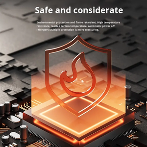 Chauffage électrique portable en plastique PTC mural, <span class=keywords><strong>double</strong></span> mode, économie d'énergie, chauffage rapide, protection contre la surchauffe, contrôle intelligent, 1800W - Product Image 6