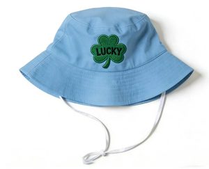 หมวกบักเก็ตวันเซนต์แพทริคของไอร์แลนด์ ปักลายโคลเวอร์นำโชค ปรับขนาดได้ หมวกกันแดดสำหรับผู้หญิงผู้ชายสำหรับกิจกรรมกลางแจ้ง - Product Image 2