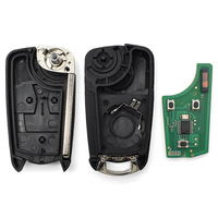 Télécommande de clé de voiture à puce 7946 433 MHz en gros avec trois boutons pour accessoires de remplacement de clé de véhicule