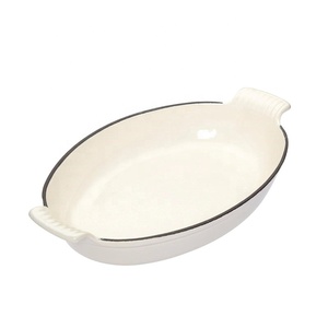 Poêle à <span class=keywords><strong>poisson</strong></span> en fonte et émail <span class=keywords><strong>Au</strong></span>, ustensile de cuisson, ustensile de cuisine - Product Image 4