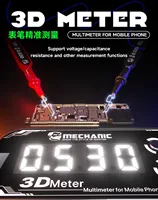 Multimètre numérique MECHANIC 3D Meter Detective 3.0 avec triple affichage, batterie 3000 mAh, 4 modes de test, testeur numérique pour outil de réparation