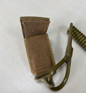 Cordon élastique DF TQ01 en nylon avec boucle auto-agrippante, cordon de sécurité tactique robuste anti-chute, corde élastique avec crochet métallique pour la chasse et le tir - Product Image 4