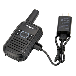 วิทยุสื่อสาร PMR 446 คู่ ระยะไกล UHF VHF ชุดวิทยุสื่อสารแบบสองทางไร้สายแบบพกพา ชาร์จ USB ได้ เหมาะสำหรับเจ้าหน้าที่รักษาความปลอดภัย - Product Image 5