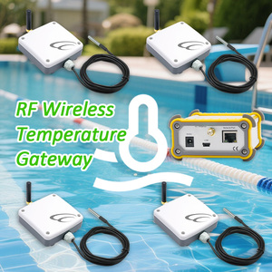 Capteur de température de piscine étanche avec passerelle Ethernet, surveillance à distance en temps réel de la température de l'eau pour piscine - Product Image 1