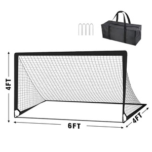 But <span class=keywords><strong>de</strong></span> football pliable portable, facile à assembler, filet d'entraînement pour le football et le hockey, léger, pour <span class=keywords><strong>la</strong></span> pratique des sports en intérieur et en extérieur - Product Image 3