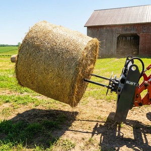 Fourche à balles rotative à 360 degrés, fourche à ensilage hydraulique pour <span class=keywords><strong>mini</strong></span>-chargeur, attache rapide universelle pour <span class=keywords><strong>mini</strong></span>-chargeur, BLWT Duty - Product Image 5