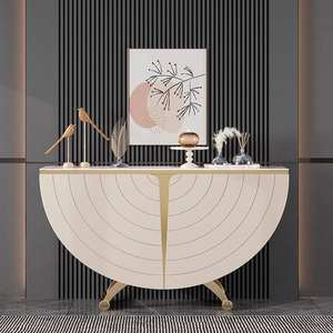 Light Luxury Taupe <b>Sideboard</b> Living Room Storage Cabinet Modern Home Furniture - Product Image 2