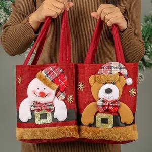Bolsa de mano de Navidad de fábrica, bolsa de regalo de Navidad, bolsa de dulces, almacenamiento de frutas, manzanas para decoraciones navideñas - Product Image 5