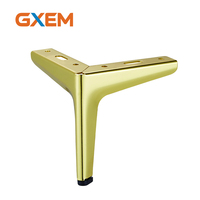 Pieds de meubles réglables en métal robustes GM-068 pour canapés, tables basses, meubles TV et armoires de salle de bain