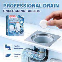 Tablettes effervescentes transfrontalières pour le nettoyage des canalisations de cuisine, anti-bouchons et désodorisantes, pour drain de sol Plunge-Rite, éliminant les obstructions