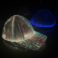Regalos de Cumpleaños, Sombrero de Pescador LED, Decoración de Fiesta de Verano, Gorra Luminosa Colorida, Suministros que Brillan en la Oscuridad