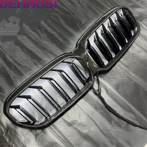 Parrillas de Carreras Luminosas LED para <span class=keywords><strong>BMW</strong></span> Serie 5 G30 <span class=keywords><strong>M5</strong></span> F90 2021 2022 <span class=keywords><strong>2023</strong></span> Reemplazo de Parrilla Delantera de Fibra de Carbono - Product Image 5