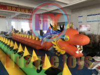 Vente flash - Divertissements - Bateau gonflable double ligne Ocean Rider - Dragon rouge - Bateau banane - Fly fish - Bateau gonflable remorquable